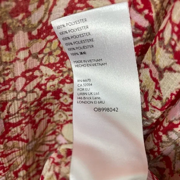 Free People Size M Flowy Floral Boho Maxi Dress - Picture 9 of 12